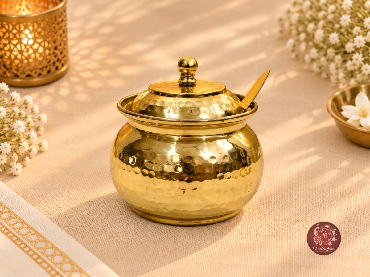 Brass Ghee Pot