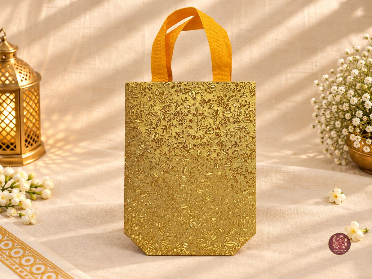 Gold Glitter Bag