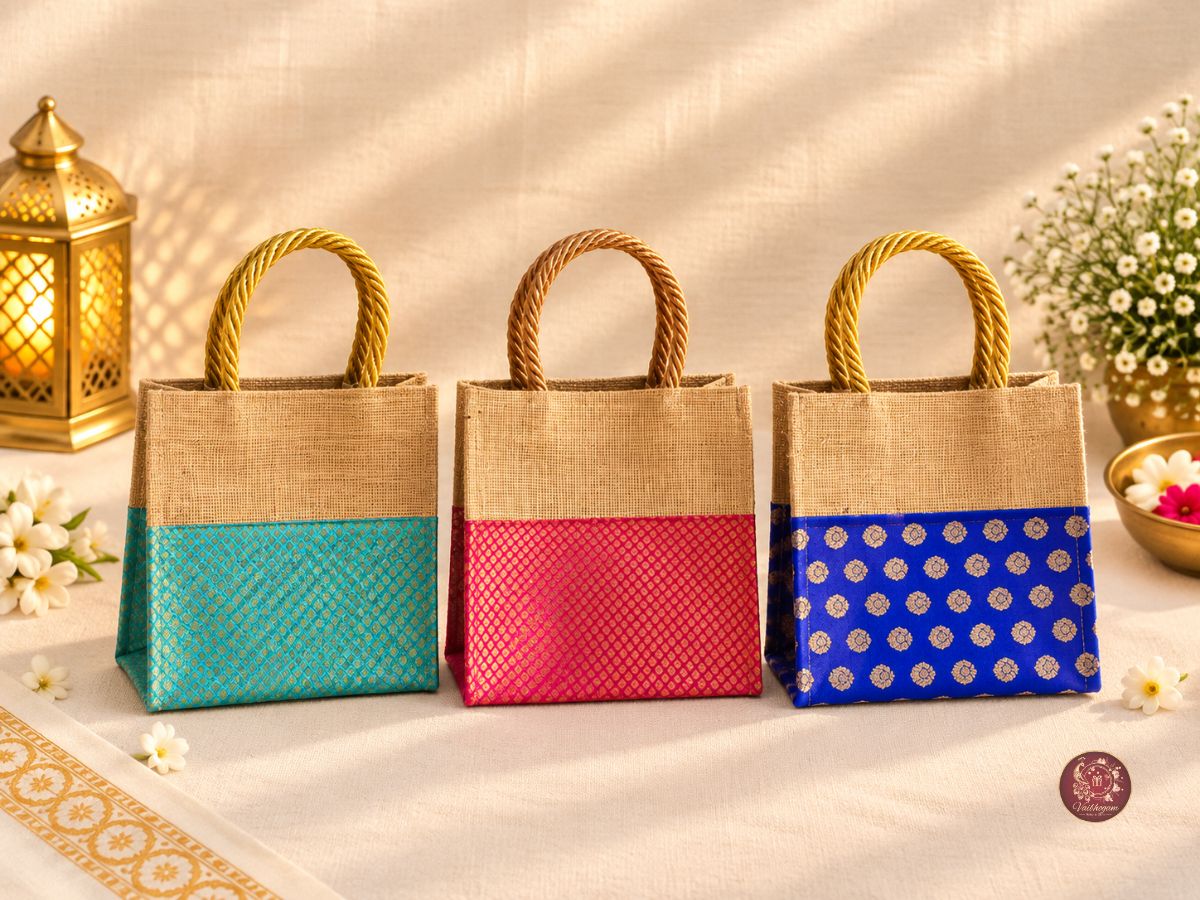 Jute Brocade Bag