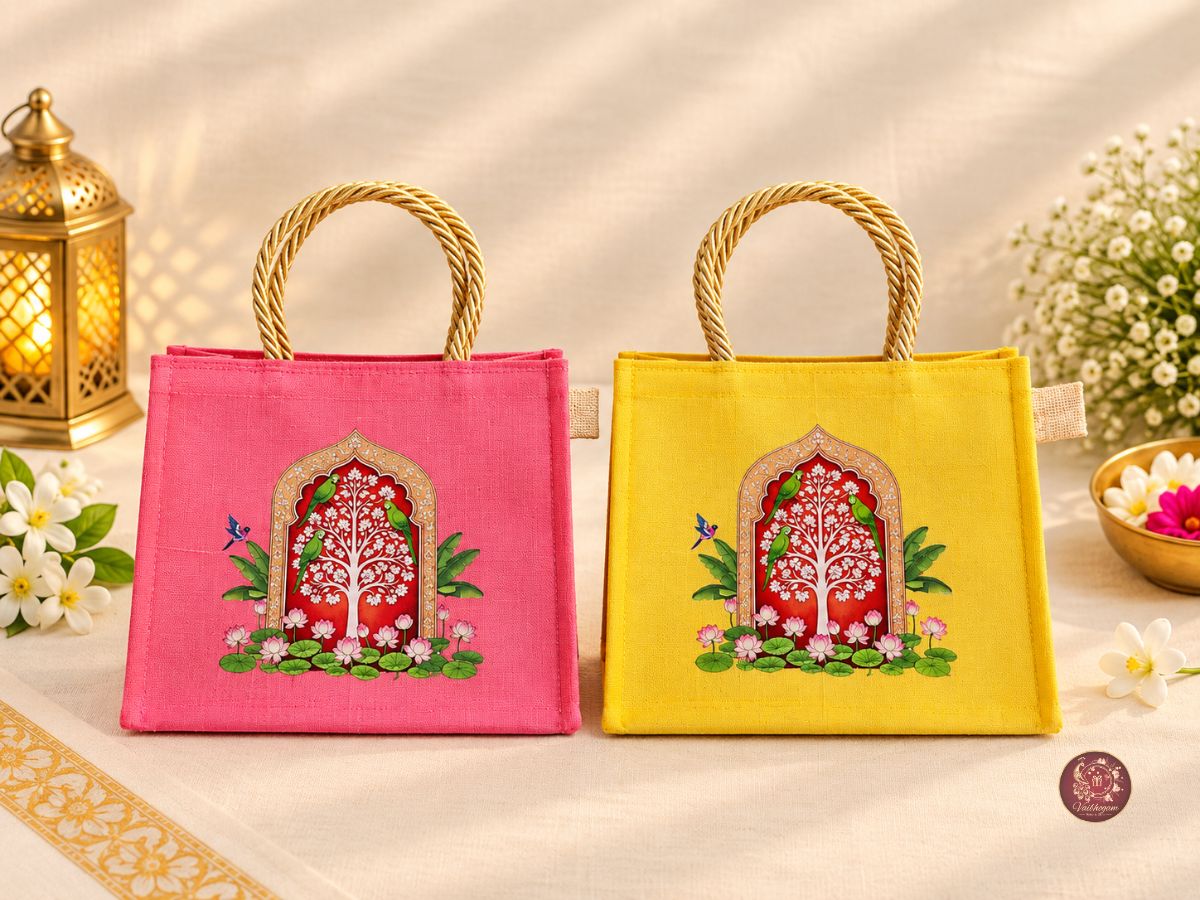 Jute Raw Silk Bag image 2